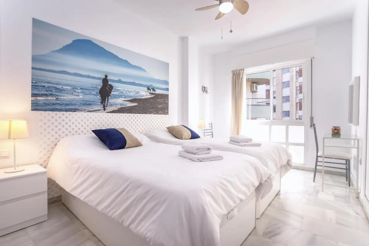 Apartamento Frente a la playa Malagueta Arenal, 10 personas Málaga