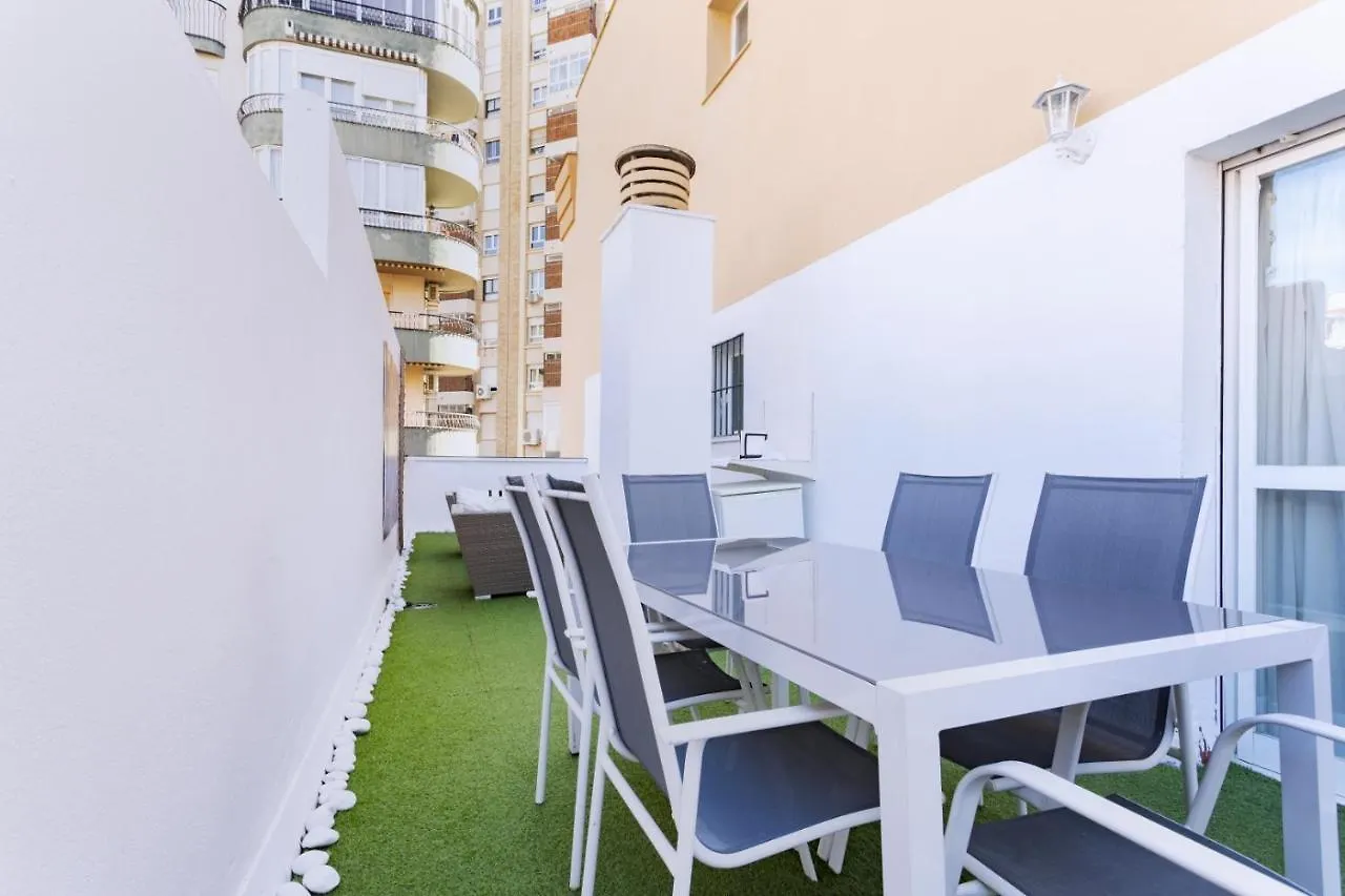Apartamento Frente a la playa Malagueta Arenal, 10 personas Málaga